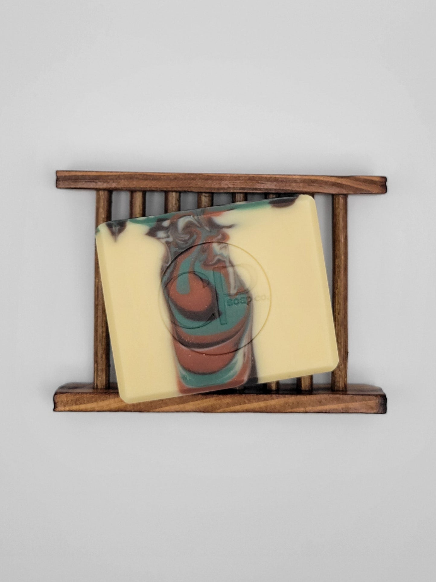 Bamboo Ladder Design Soap Dish well-draining