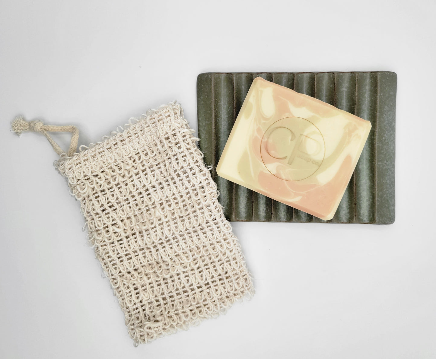 Sisal Soap Saver Bag cotton linen blend travel essential soap care essential