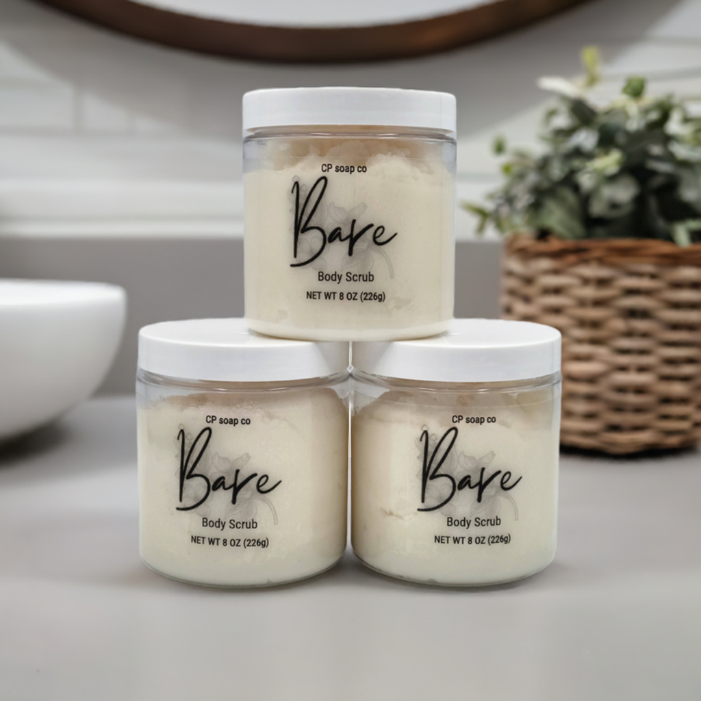 Handcrafted Bare Body Scrub fragrance free