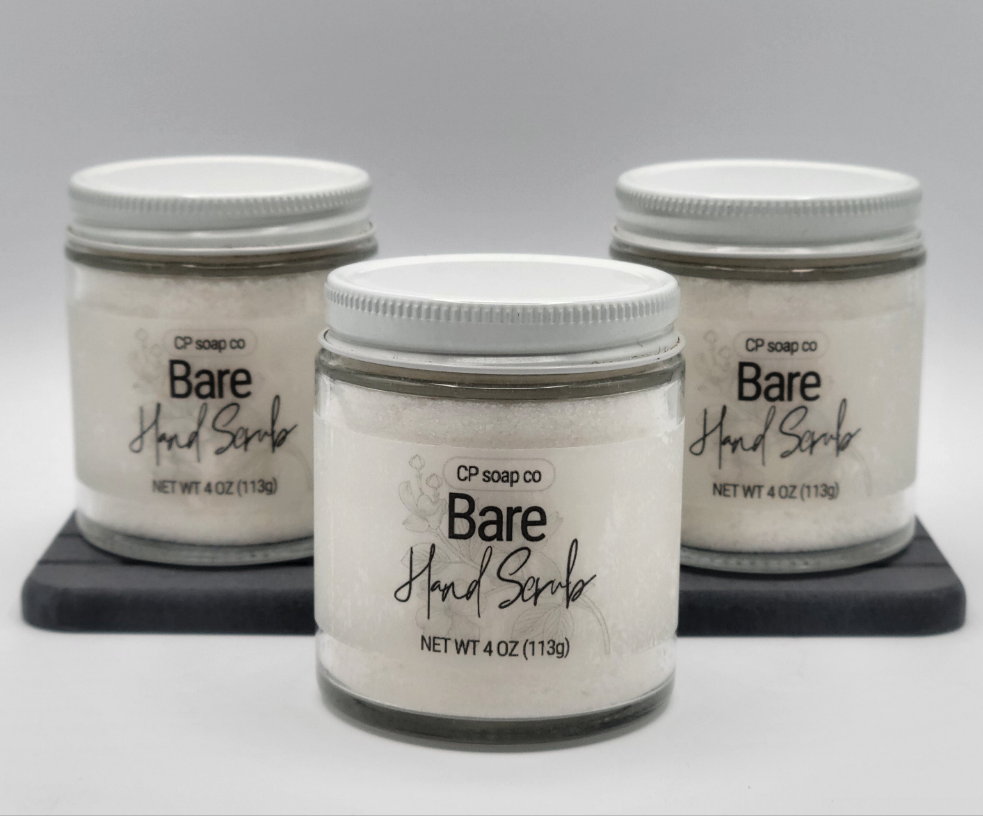 Handcrafted Bare Hand Scrub fragrance free