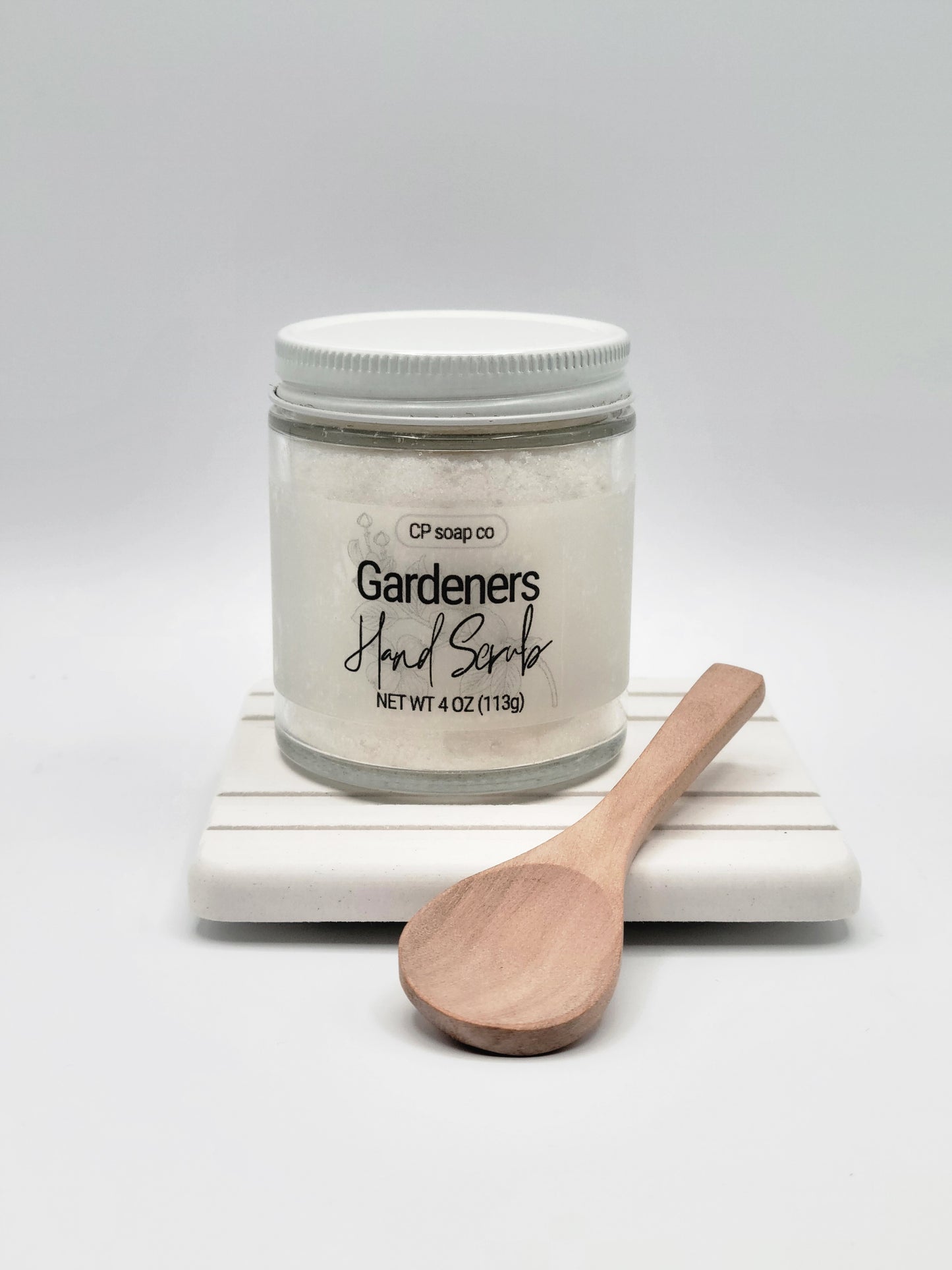 Handcrafted Gardeners Hand Scrub rosemary and tea tree